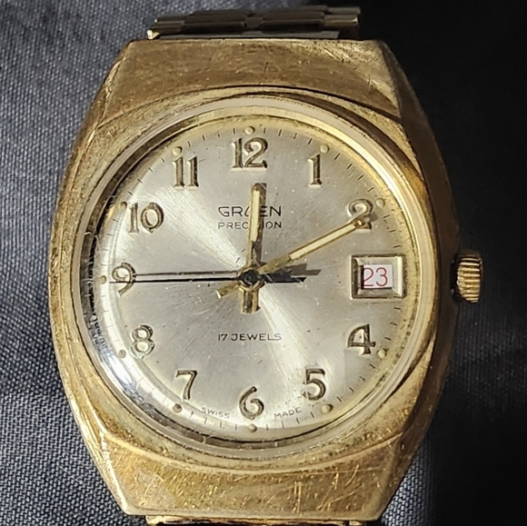 VINTAGE 60s Or 70s Gruen Mens Watch - Picture 3 of 9
